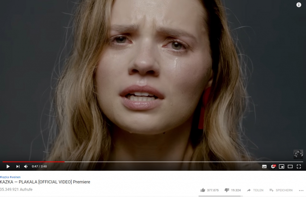 Die ukrainischen Pop-Tränen kommen beim internationalen Publikum gut an. / Quelle: Youtube