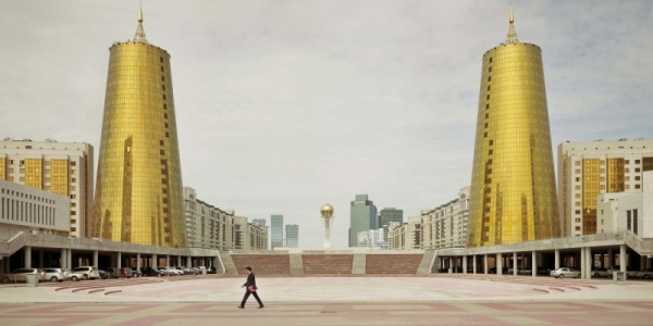 Zentrum der kasachischen Hauptstadt Astana. / Frank Herfort