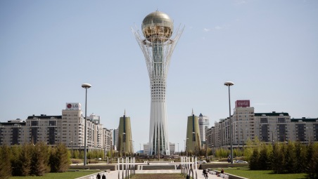 Kasachstan will sich derzeit als internationaler Vermittler etablieren. Die Syrien-Konferenz findet in Astana statt, das erst seit 1997 Hauptstadt ist. / Foto: Nils Bröer, n-ost