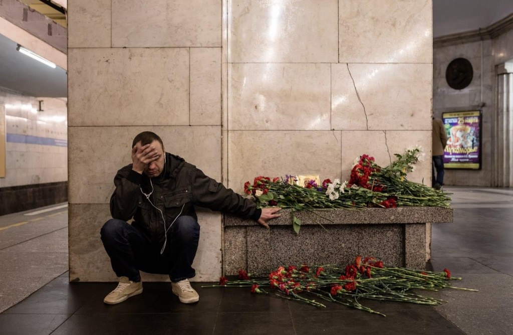 Trauer in St. Petersburg / Foto: Till Rimmele, n-ost