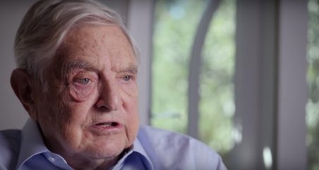 Soros in einem Screenshot aus seinem aktuellen Video. / Quelle: Youtube