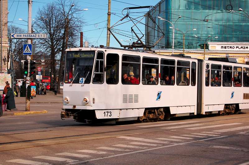 Eine Trambahn in Tallinn. / Leysan Kalimullina, n-ost