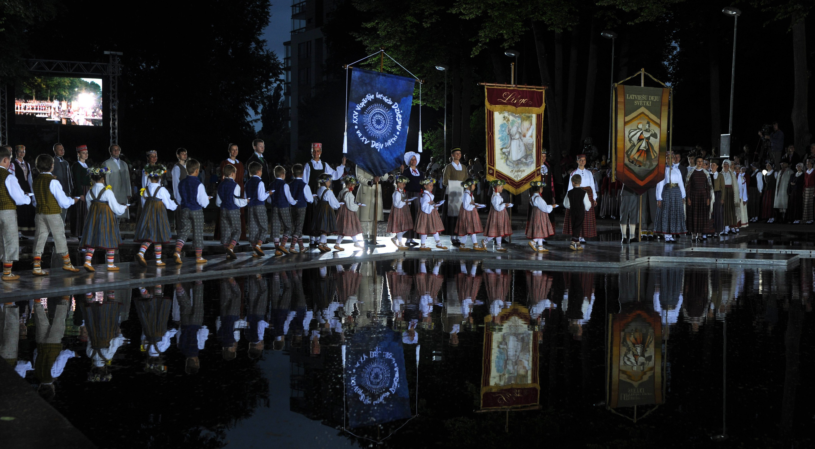 Sängerfest auf der Waldbühne in Riga / Pressebild
