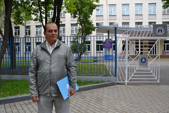 In dieser Schule war Wladimir Jegorow bei den Duma-Wahlen 2011 zum ersten Mal Wahlbeobachter. / Foto: Mandy Ganske-Zapf, n-ost
