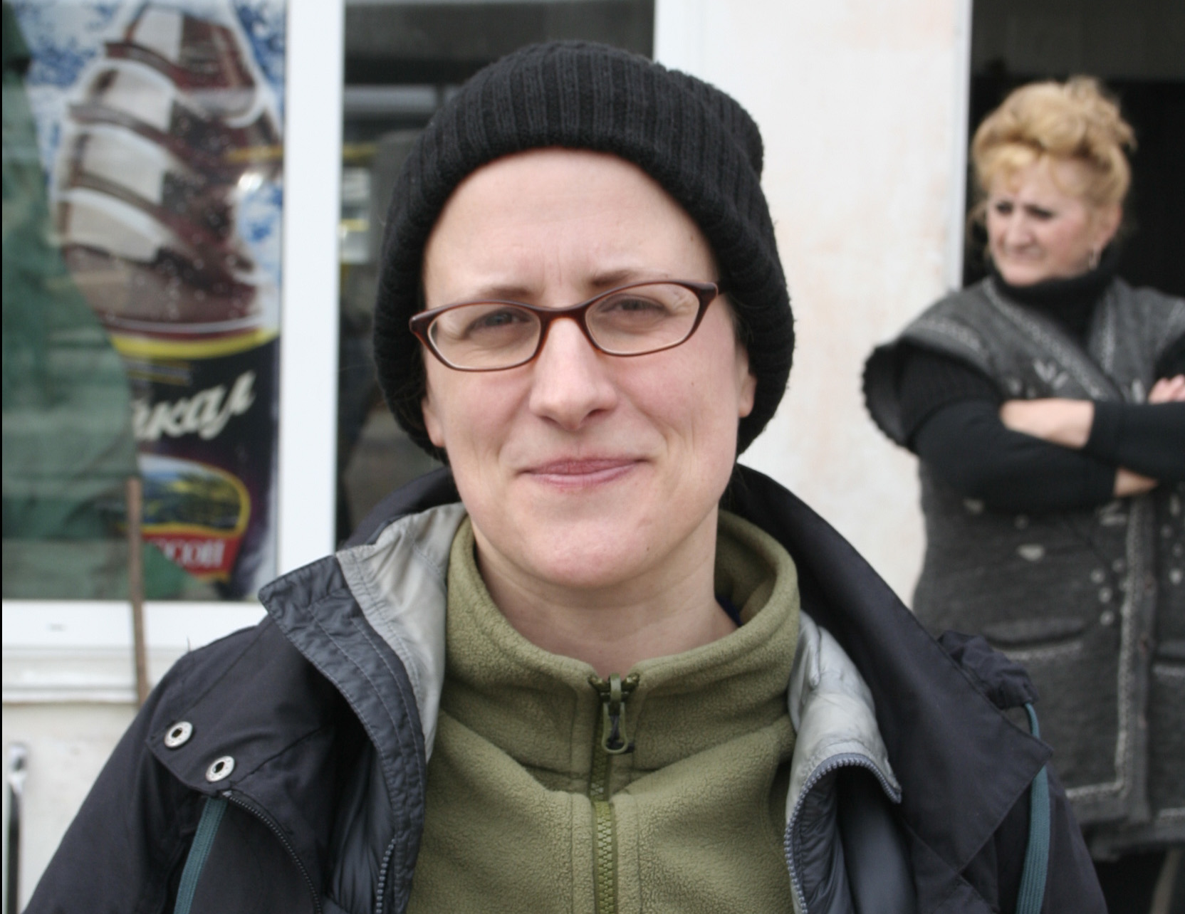 &amp;nbsp;Die Journalistin Jutta Sommerbauer auf der Krim. / Foto: privat