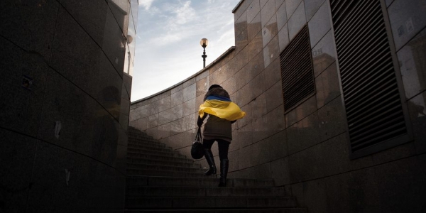 Auf dem Weg zur Demonstration