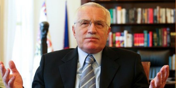 Tschechiens scheidender Präsident Vaclav Klaus / Björn Steinz, n-ost