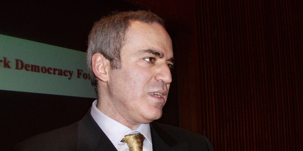 Kasparow, Esther Dyson, flickr, cc lizenz