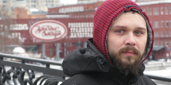 Pawel Rassudow, Vorsitzender der russischen Piratenpartei / Christoph Kersting, n-ost