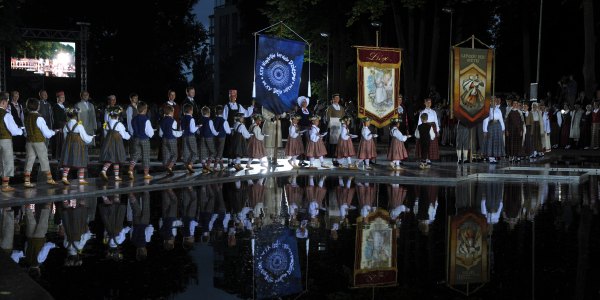 Sängerfest auf der Waldbühne in Riga / Pressebild